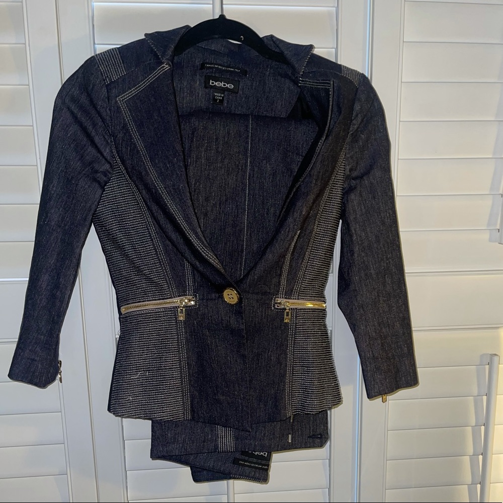 Bebe denim set